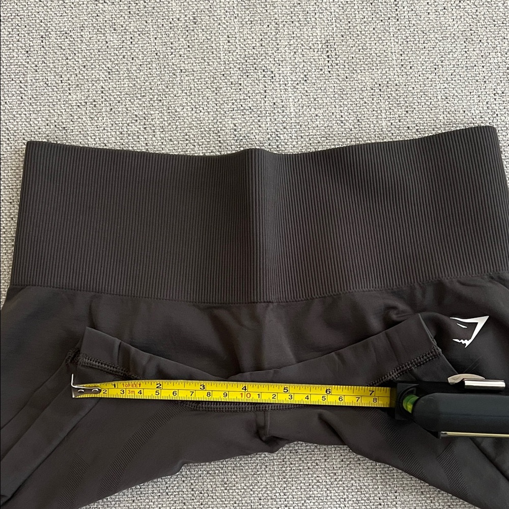 Gymshark Women's Dark Gray Bike Shorts - Picture 3 of 3